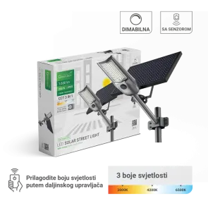 Solar street light 200 W 3CCT IP65 | SLE-200W-3CCT