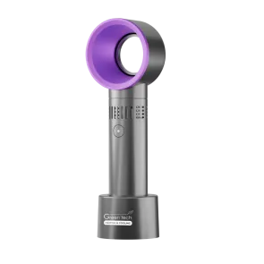 Prenosni ventilator 1,9 W 800 mAh črno-vijoličen | HH-F36BP