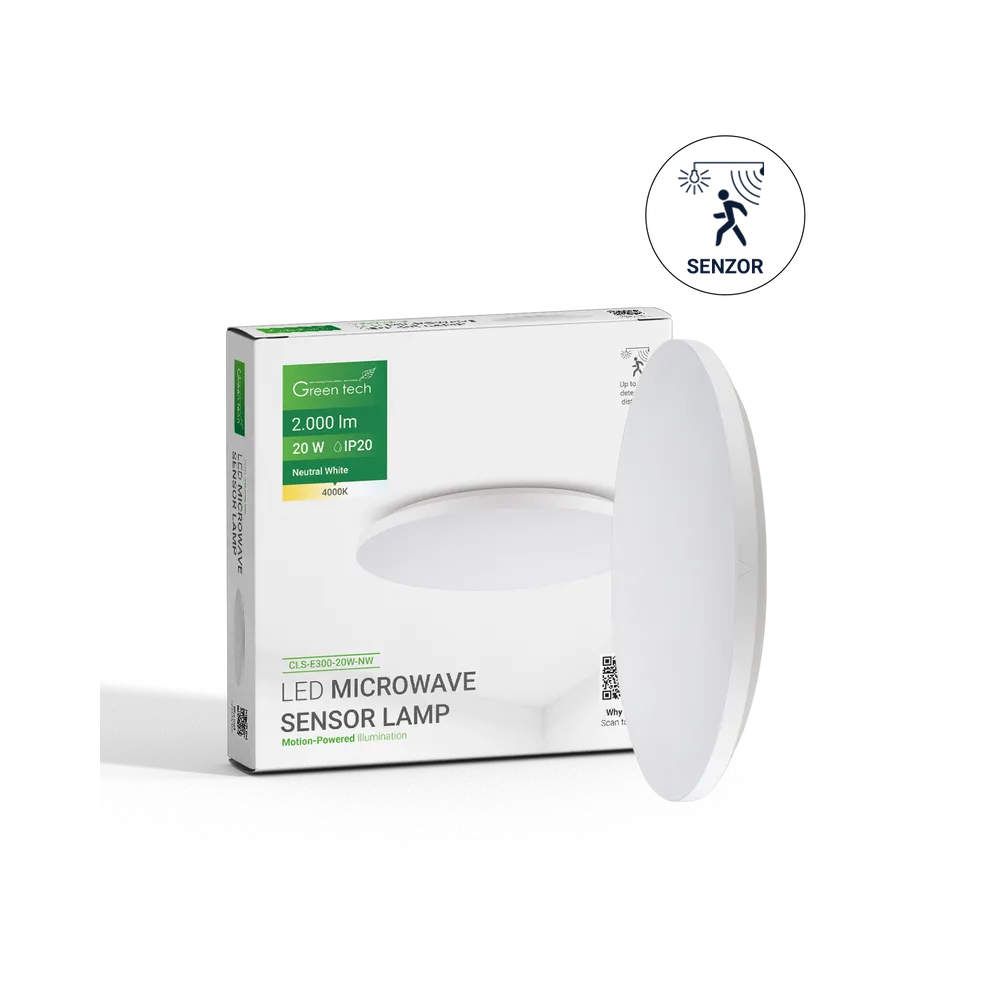 LED ceiling light 20 W sensor | CLS-E300-20W-NW