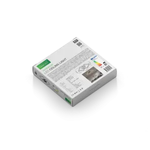 Black LED ceiling light 24 W 1680 lm 3CCT | VECTORLIGHT-24W