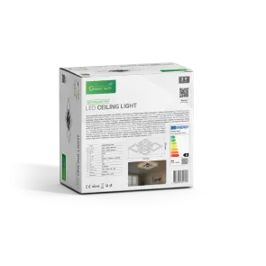Črna LED svetilka 96 W 6720 lm 3CCT | VECTORLIGHT-96W