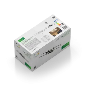 Črna LED svetilka 108 W 7560 lm 3CCT | VECTORLIGHT-108W
