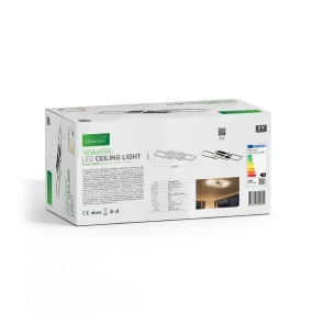 Črna LED svetilka 108 W 7560 lm 3CCT | VECTORLIGHT-108W