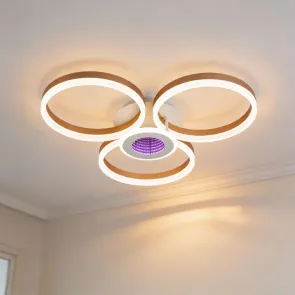 Decorative LED ceiling light 128 W 3CCT | OPALGLOW-128W