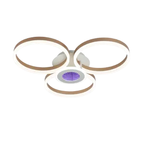 Decorative LED ceiling light 128 W 3CCT | OPALGLOW-128W