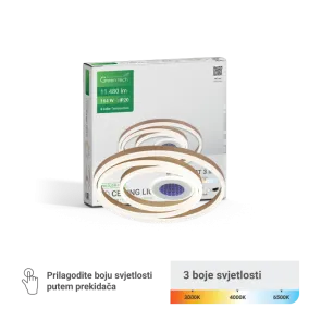 Decorative LED ceiling light 164 W 3CCT | OPALGLOW-164W