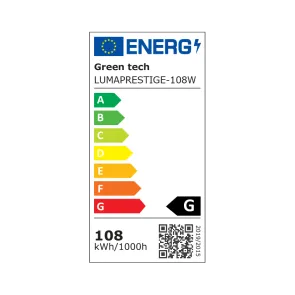 Brown LED light 108 W 7560 lm 3CCT | LUMAPRESTIGE-108