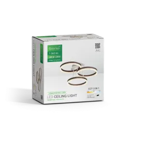 Brown LED light 108 W 7560 lm 3CCT | LUMAPRESTIGE-108