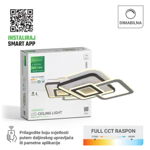 Smart LED light 95 W 2700–6500 K | LUMINAFRAME-S