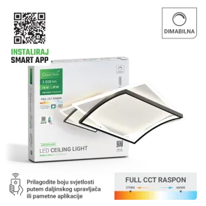 Smart LED light 76 W 2700–6500 K | AEROSQUARE