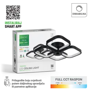 Pametna LED svetilka 34 W 2700–6500 K | FOURGLOW-M