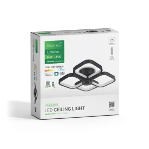 Smart LED light 34 W 2700–6500 K | FOURGLOW-M