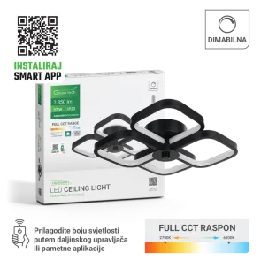 Smart LED light 57 W 2700–6500 K | FOURGLOW-L