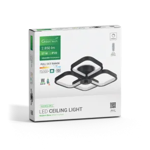 Pametna LED svetilka 57 W 2700–6500 K | FOURGLOW-L
