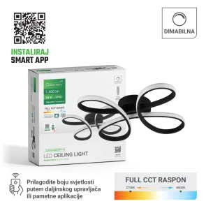 Pametna LED svetilka 28 W 2700–6500 K | CURVEHARMONY-M