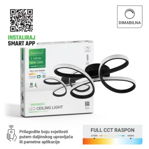 Smart LED light 43 W 2700–6500 K | CURVEHARMONY-L