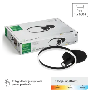 LED svetilka 38 W 2280 lm 3CCT + GU10 | SFERA-3
